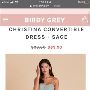 Birdy Grey Christina Convertible Bridesmaid Dress